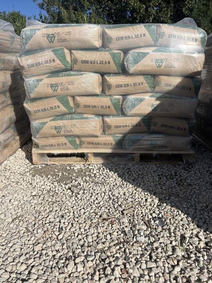 Palette ciment ou a l unité Gamme construction